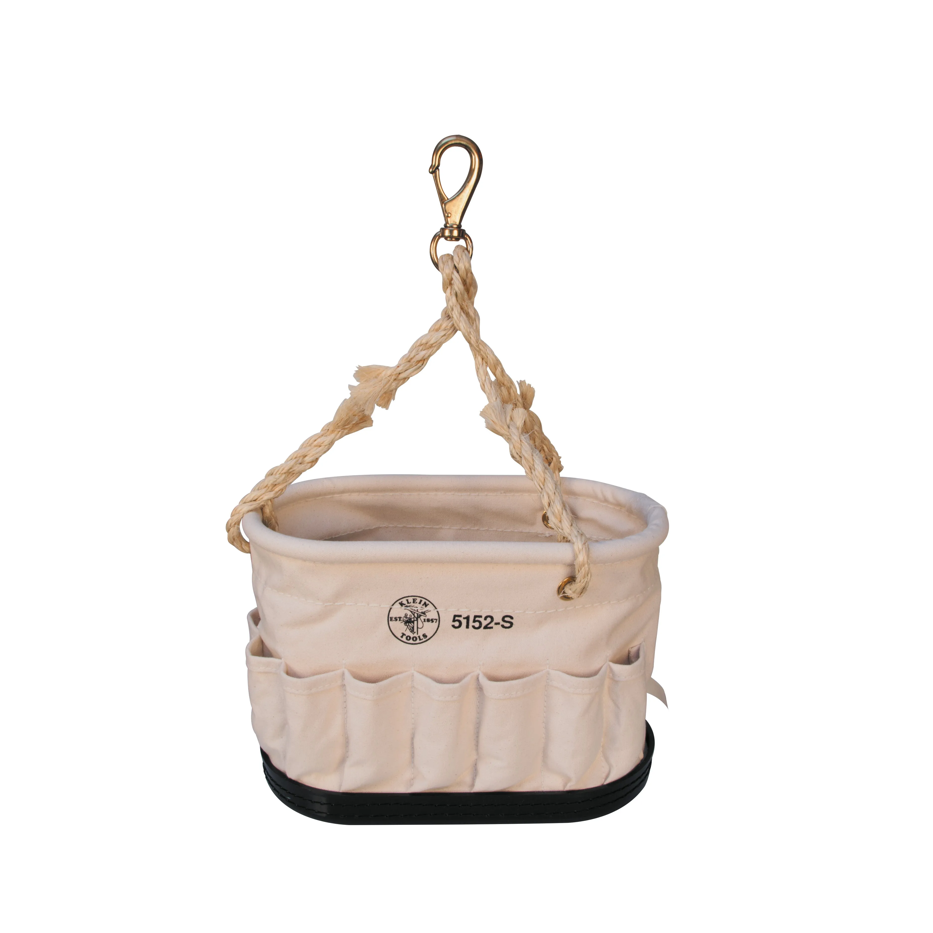 Oval Bucket with 41 Pockets