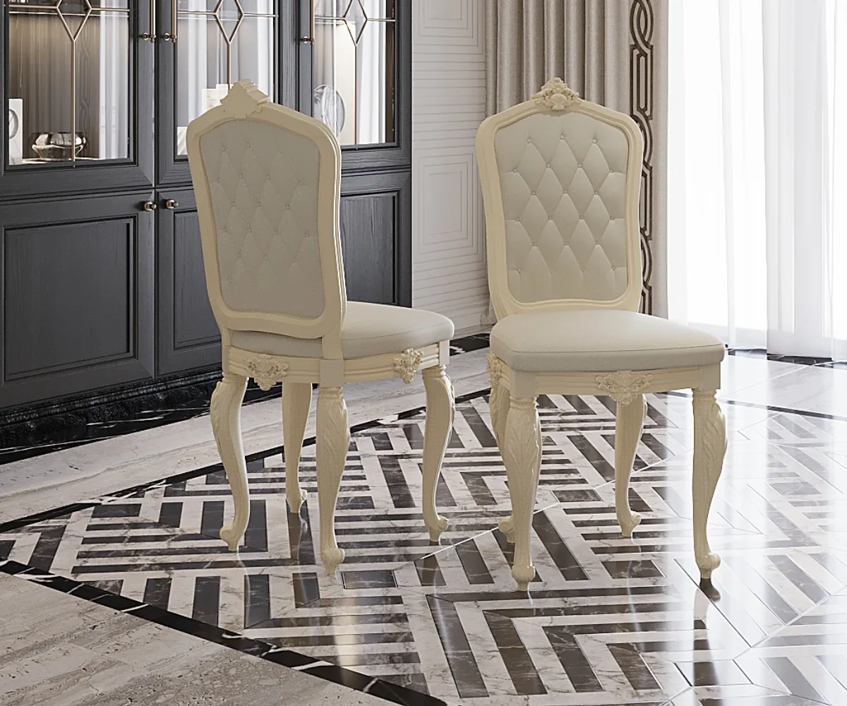 Oxfordian Odyssey Luxury Dining Chair Set of 2