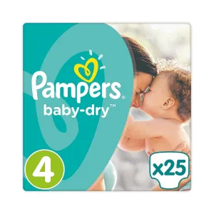 Pampers Baby Dry Size 4 - 25 Nappies