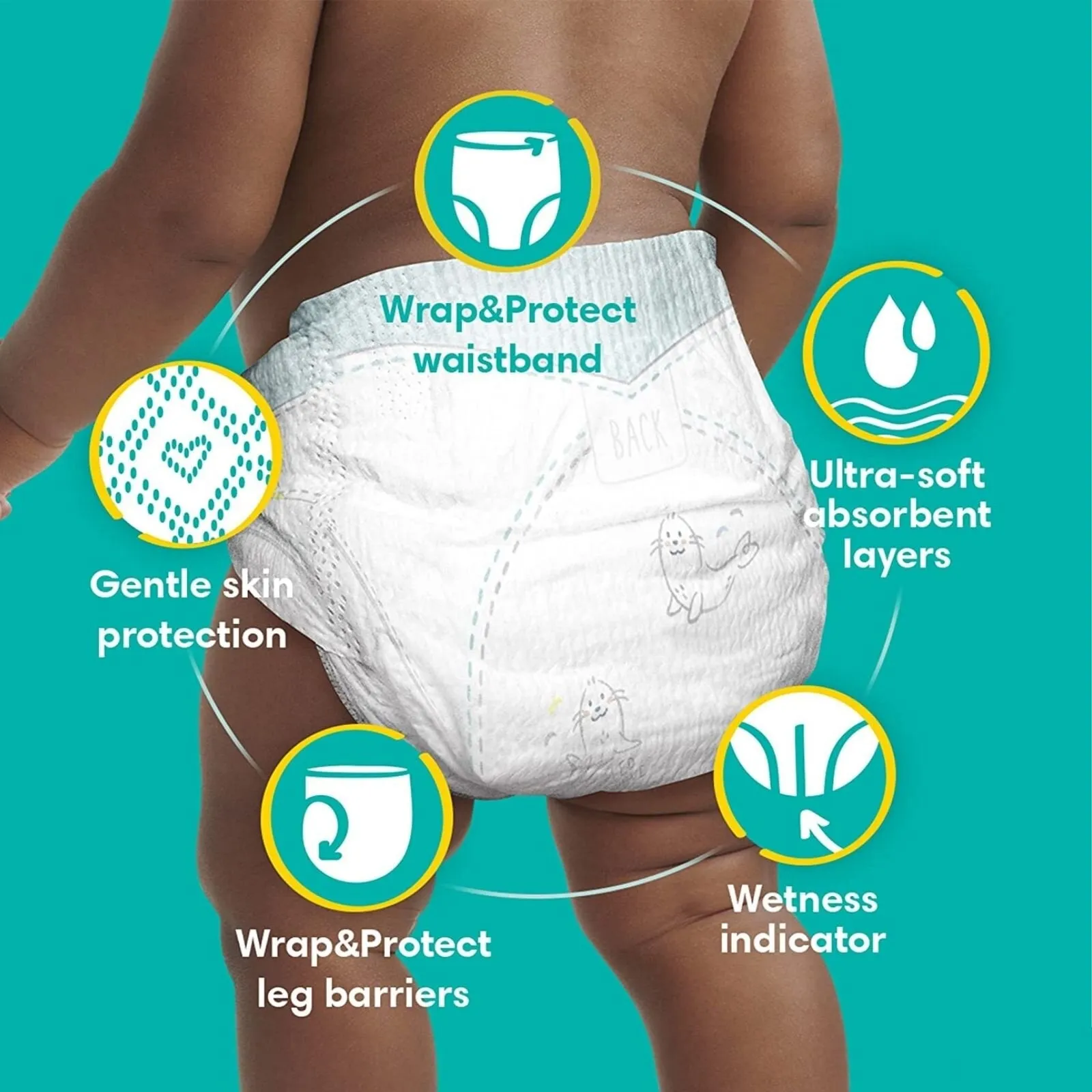 Pampers Baby Dry Size 4 - 25 Nappies