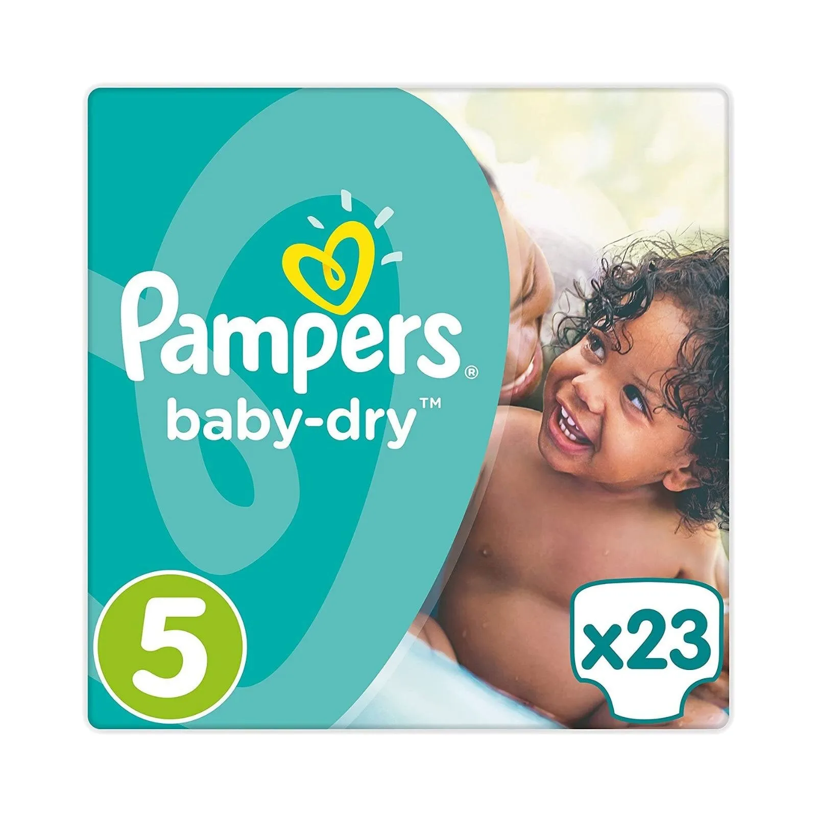 Pampers Baby Dry Size 5 Carry Pack - 23 Nappies