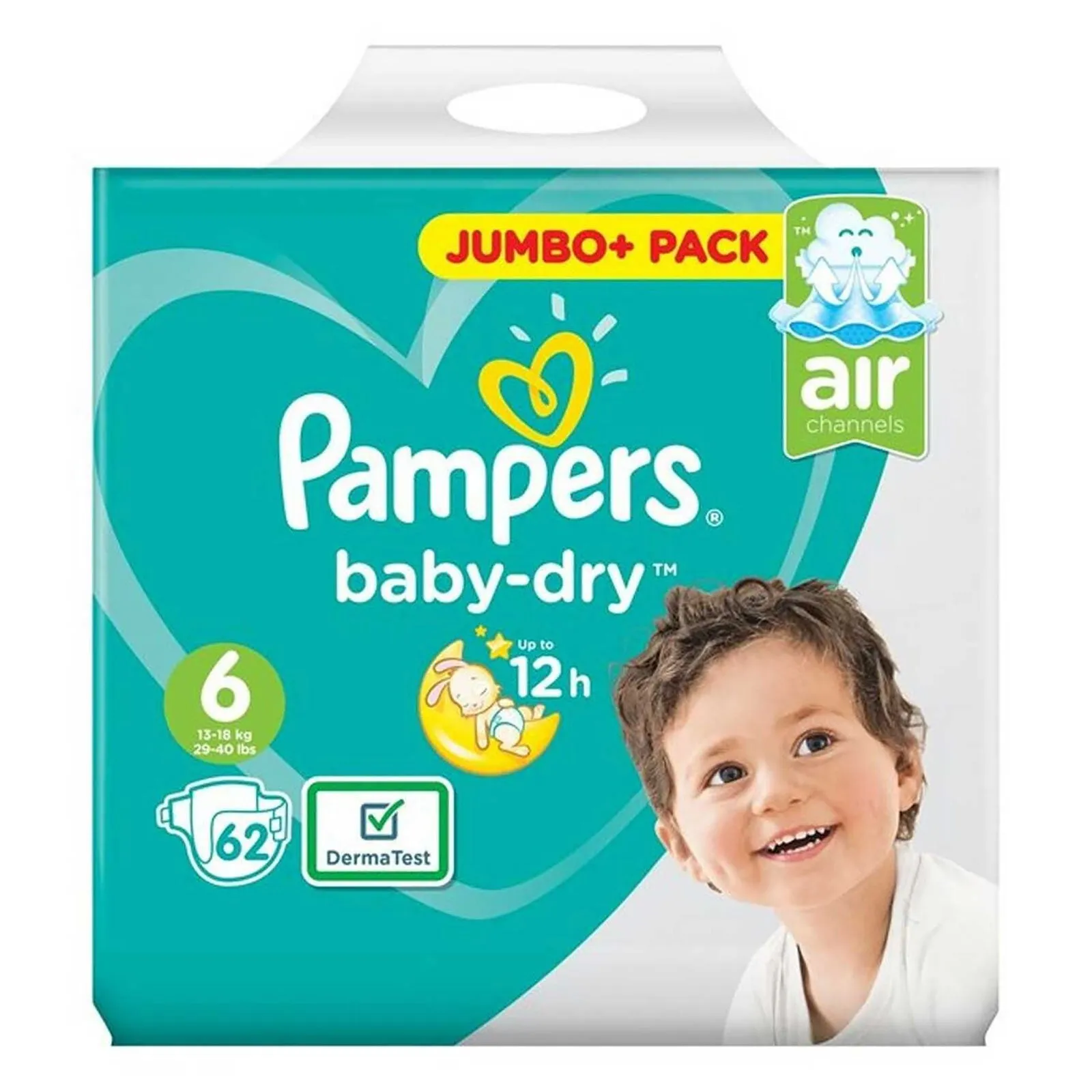 Pampers Baby Dry Size 6 Jumbo Pack 62 pcs