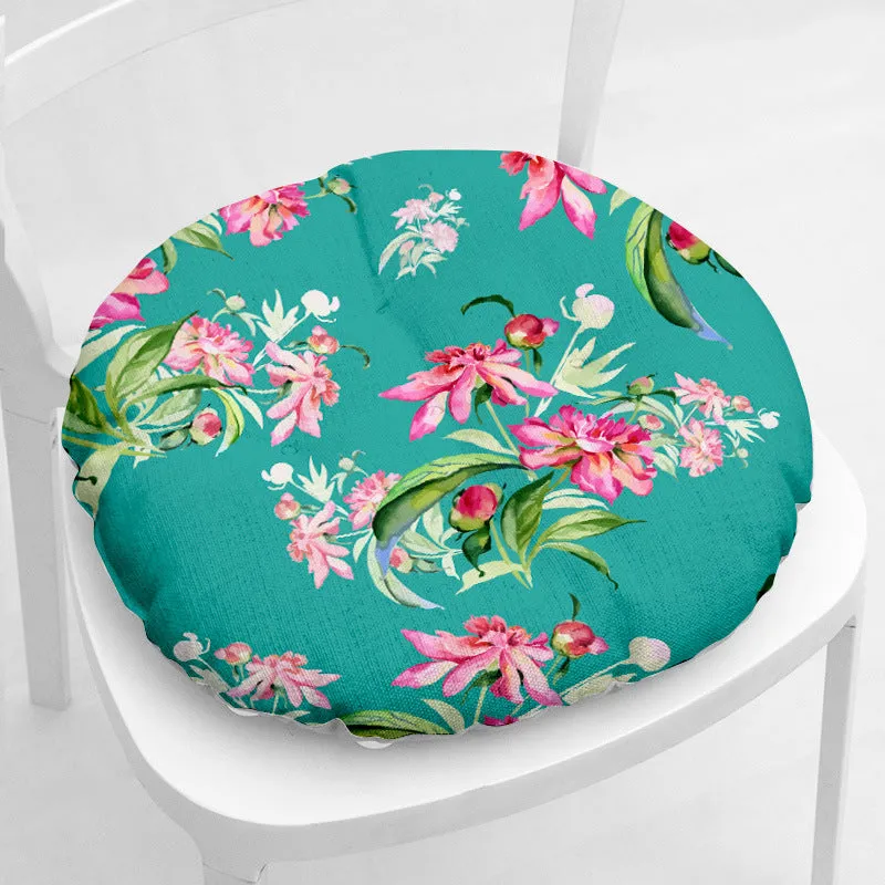 Quilted Chair Cushion With Practical Ties 40 x 40 cm