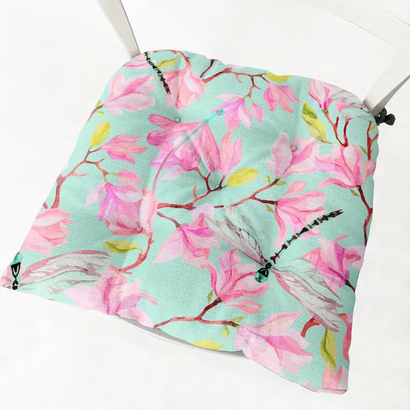 Quilted Chair Cushion With Practical Ties 40 x 40 cm