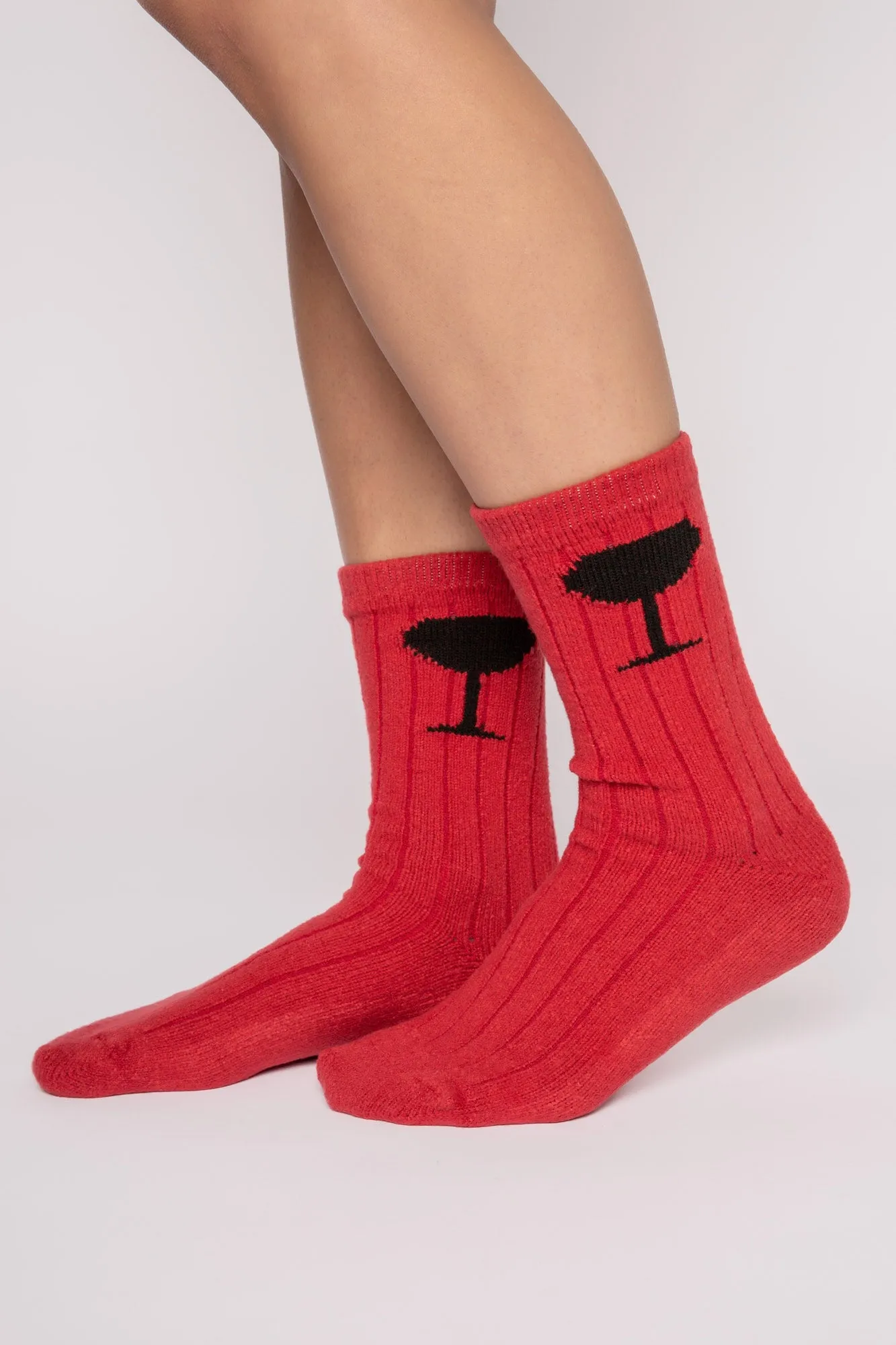 Rise & Wine Fun Socks