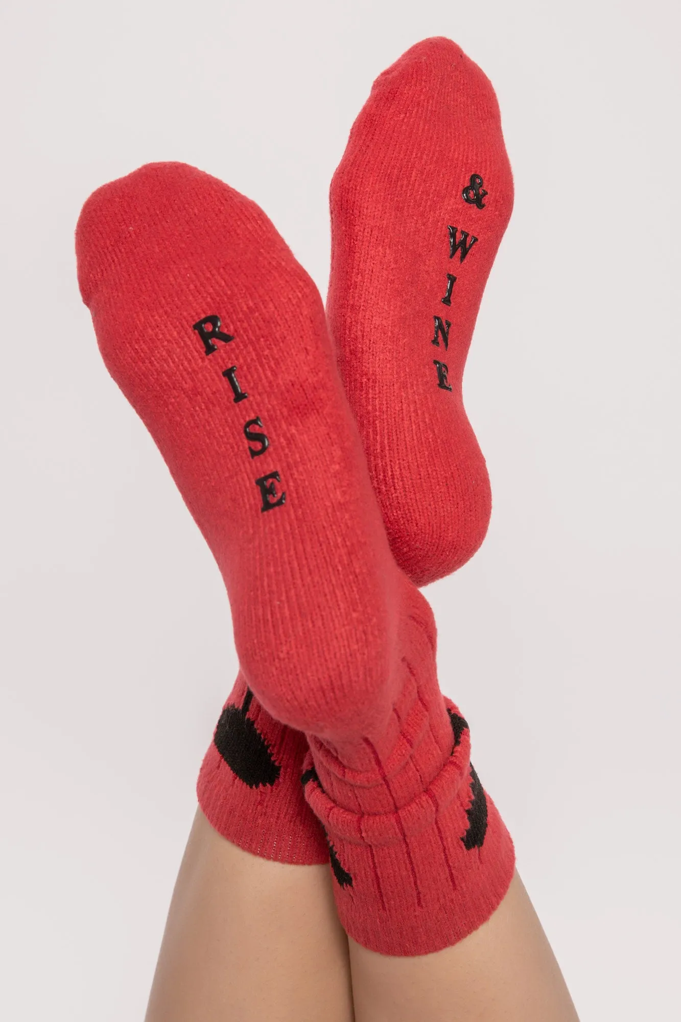 Rise & Wine Fun Socks