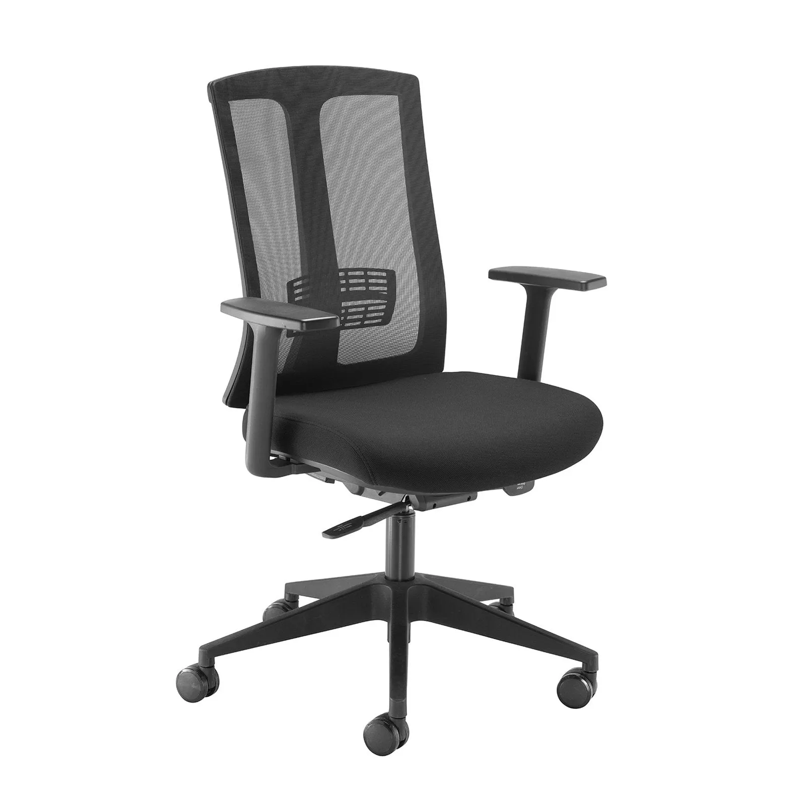 Ronan mesh back operators chair with fixed arms