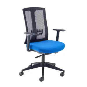 Ronan mesh back operators chair with fixed arms