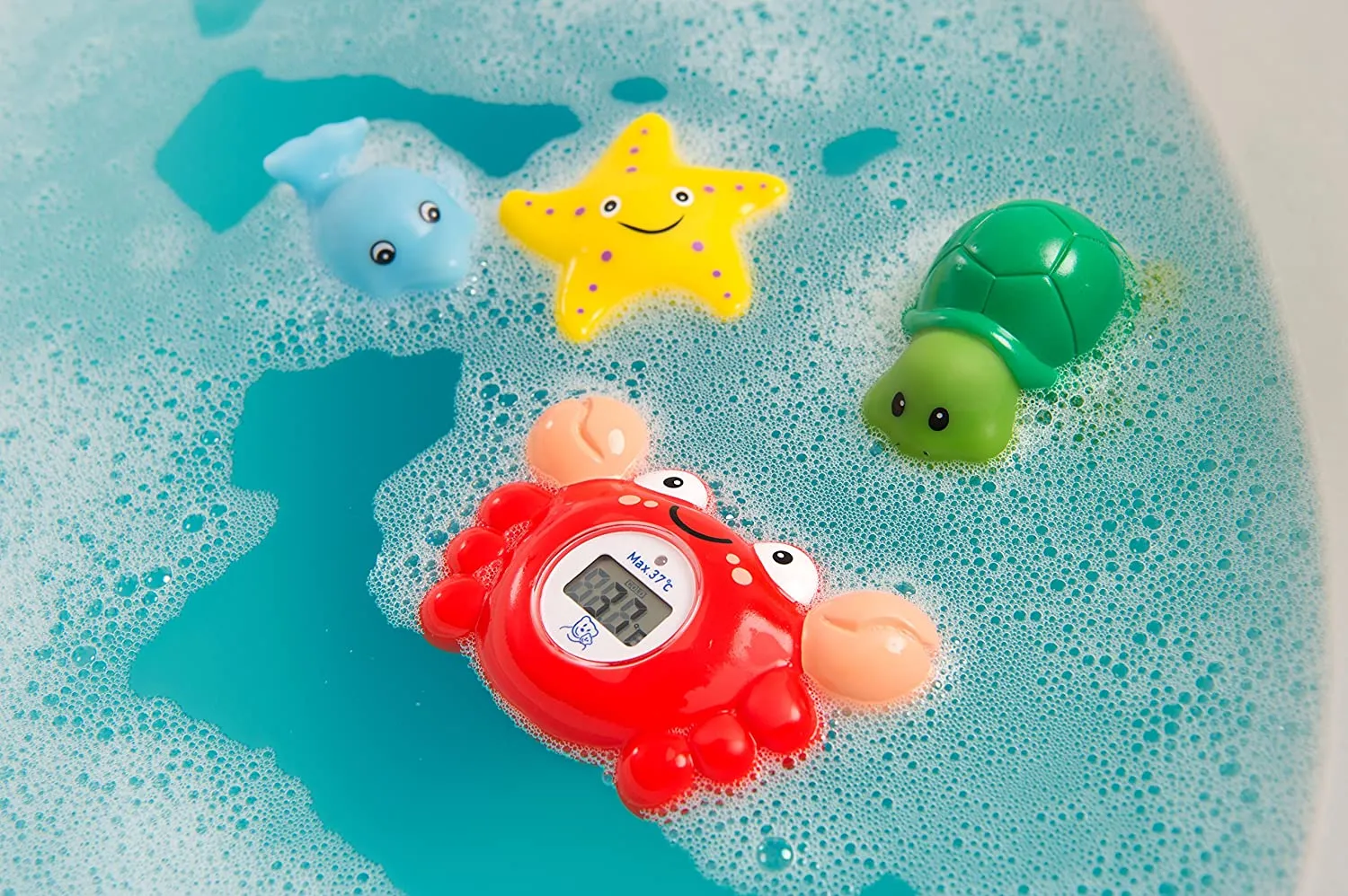 Rotho Digital Room And Bath Thermometer And Squirting Animals