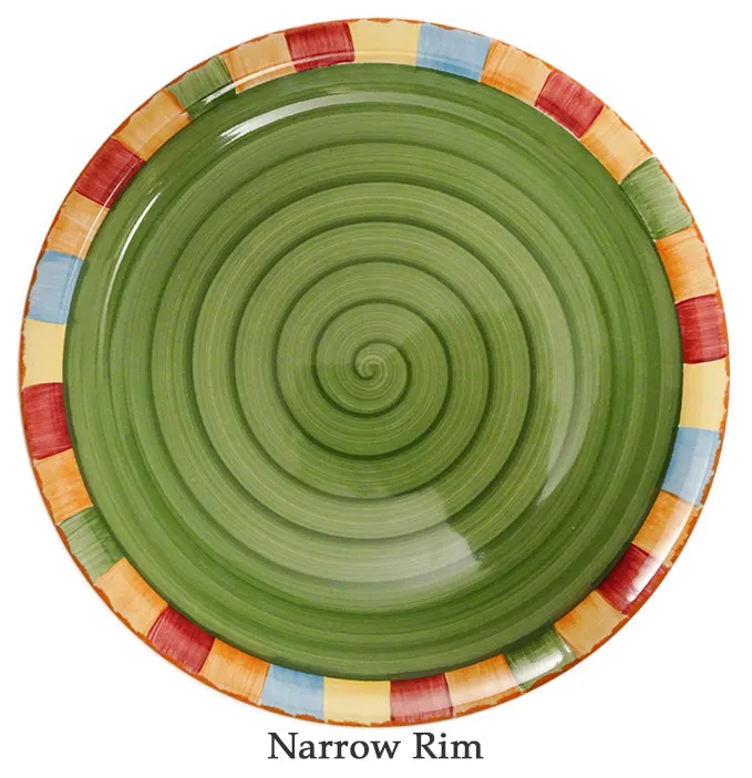 Salad Plate Set – Set of 4 – Colorful Striped | Serape