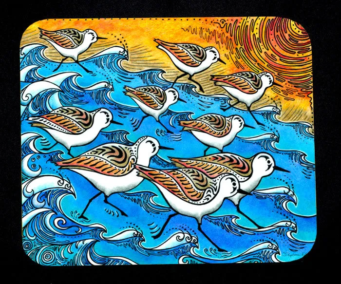 Sanderling Dance Mousepad