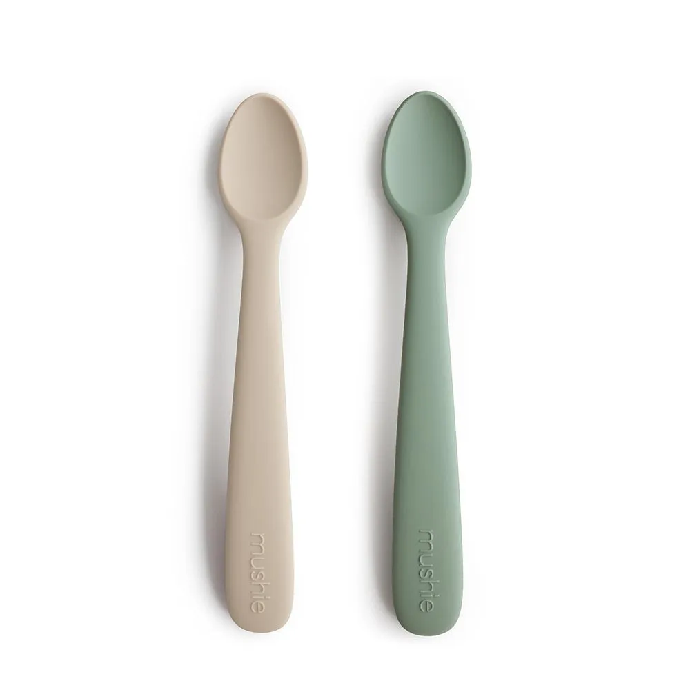 Silicone Feeding Spoon - 2 pack VARIOUS COLOURS