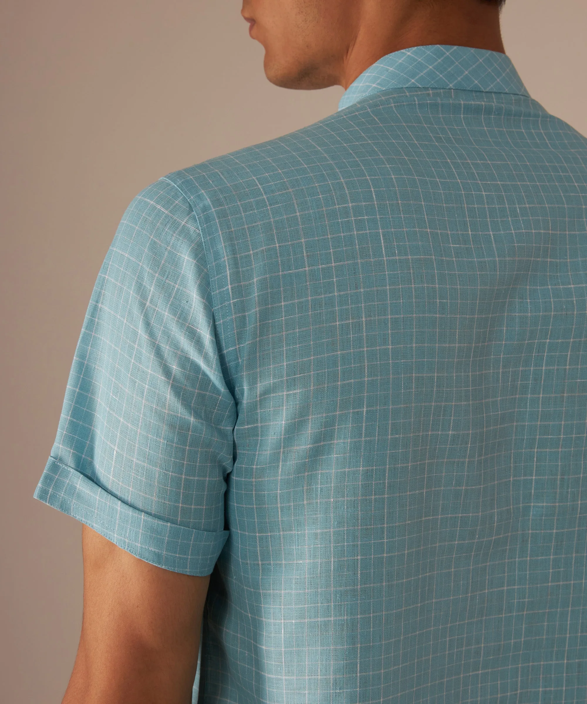 Teal Popover Shirt