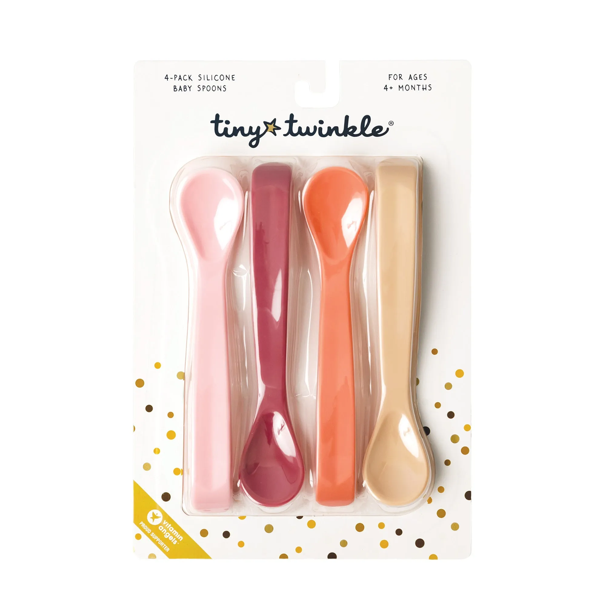 Tiny Twinkle - Silicone Spoon 4PK