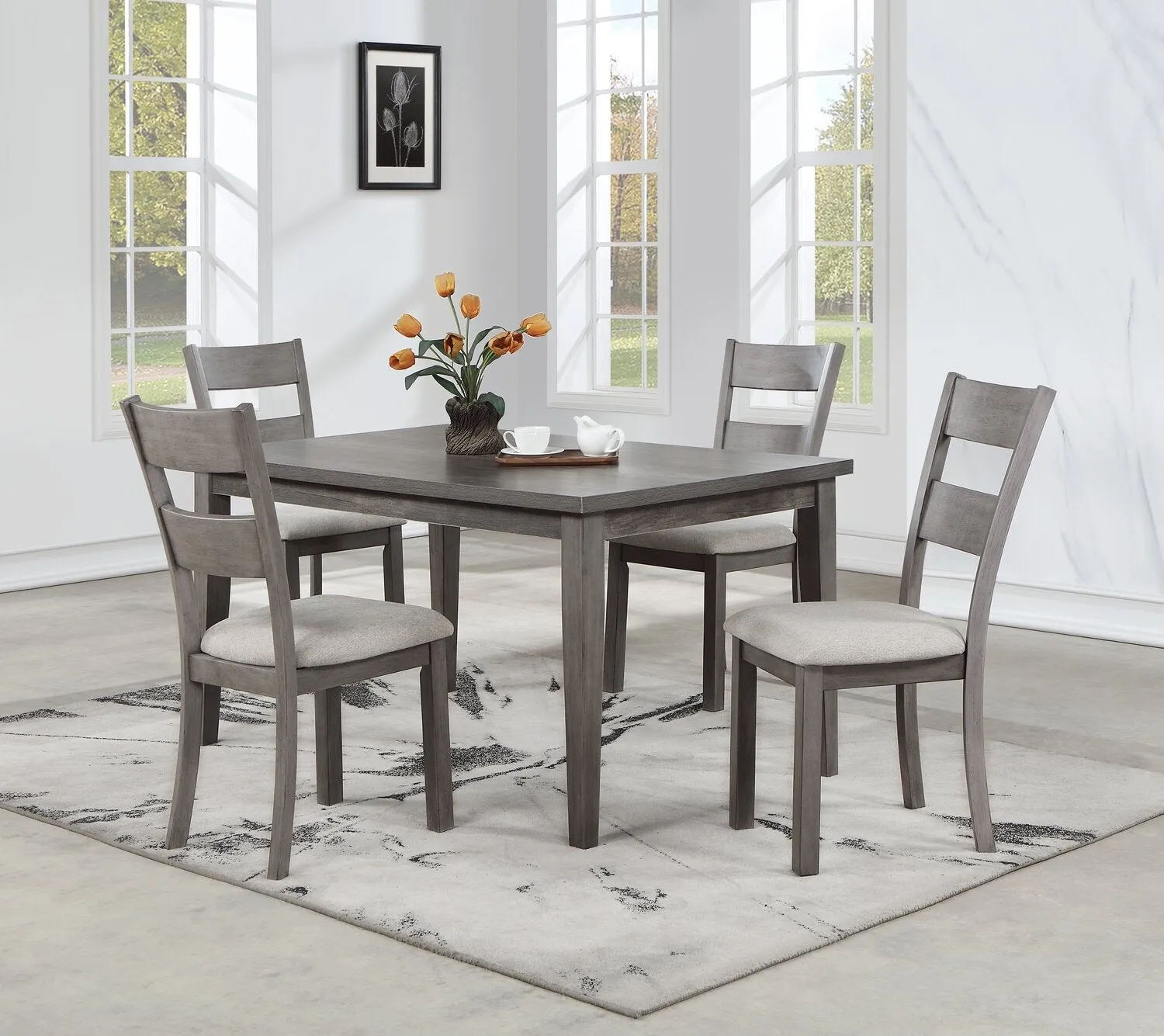 Topeka 5-Piece Dining Set