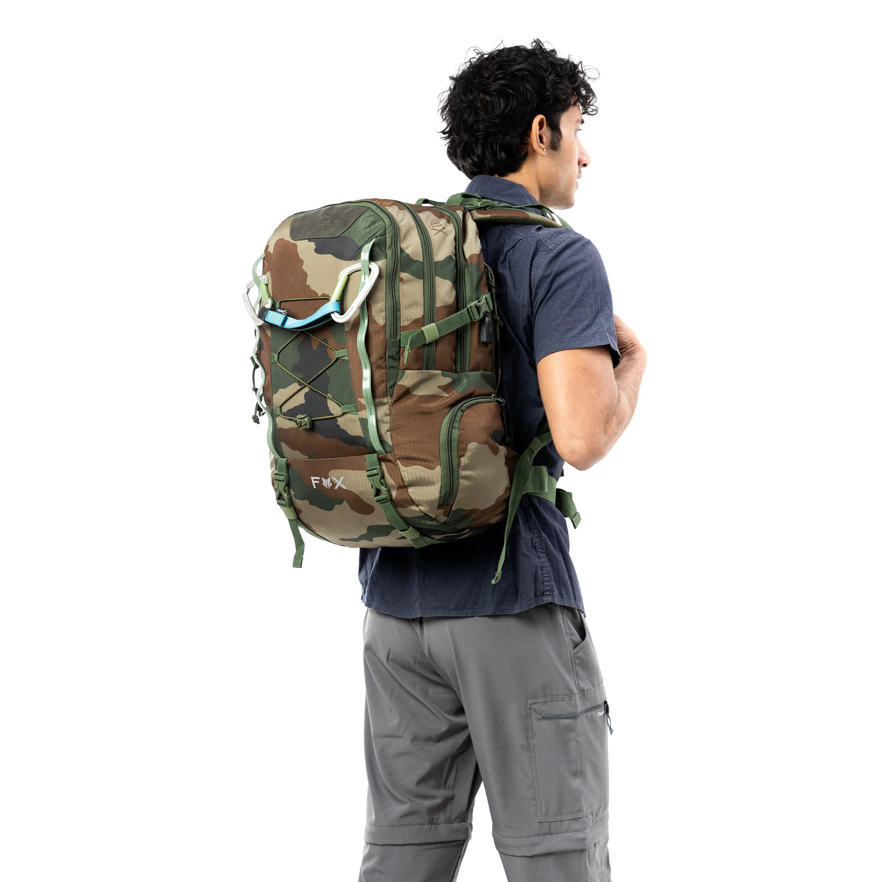 Tripole Fox Internal Frame Laptop Backpack | Indian Army