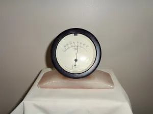 Vintage Bakelite Rototherm Thermometer On Alabaster Base