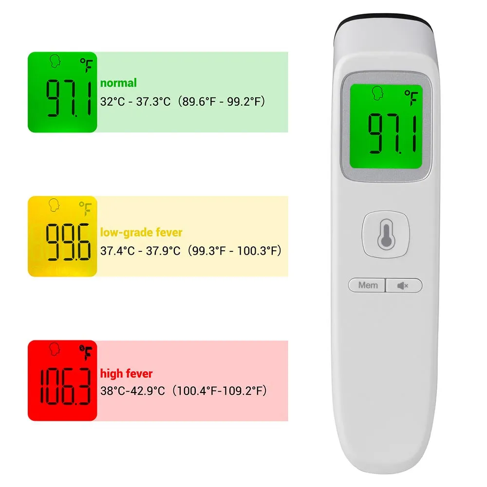 Yescom Infrared Thermometer Touchless Baby Thermometer