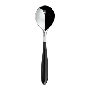 Yin & Yang Black Set of 2 Soup Spoons